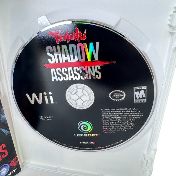 Tenchu: Shadow Assassins (Nintendo Wii 2009) Martial Arts Ubisoft Video Game CIB - Picture 4 of 5